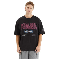 NXP Armband Loopback Oversized Tee - Jet Black