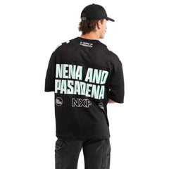 NXP Patriot Grid Iron Jersey - Jet Black