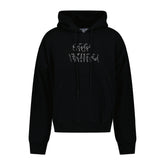 OFF-WHITE Arrow Print Hoodie Black
