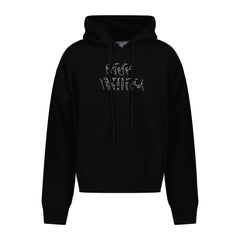 OFF-WHITE Arrow Print Hoodie Black