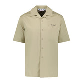 OFF-WHITE Cotton Button Up Shirt Beige