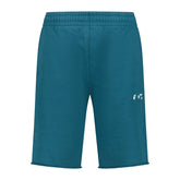 OFF-WHITE COTTON SWEAT SHORTS DUCK GREEN