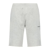OFF-WHITE DIAGONAL OUTLINE COTTON SWEAT SHORTS GREY