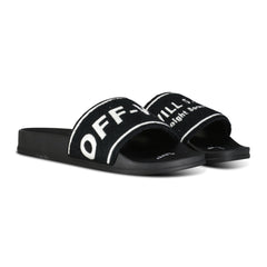 OFF-WHITE Embroidery Sliders Black