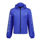 OFF-WHITE Outerwear Stamp Jacket Blue