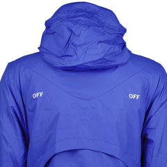 OFF-WHITE Outerwear Stamp Jacket Blue