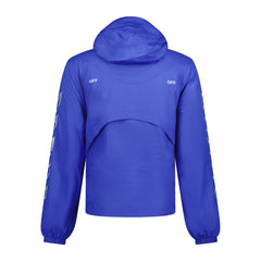 OFF-WHITE Outerwear Stamp Jacket Blue