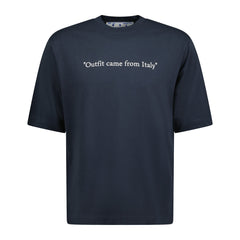OFF-WHITE "Outfit came from Italy" T-Shirt Navy