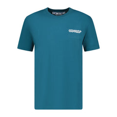 OFF-WHITE Slim Fit FF Blur T-Shirt Teal Blue