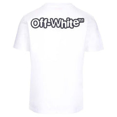 OFF-WHITE Slim Fit FF Blur T-Shirt White