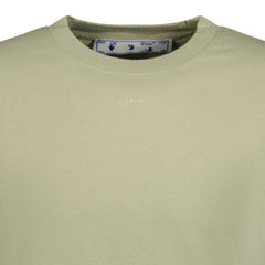 OFF-WHITE Slim Rubber Arrow T-shirt Olive