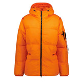 STONE ISLAND CRINKLE REPS DOWN JACKET - ORANGE