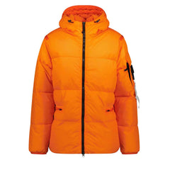 STONE ISLAND CRINKLE REPS DOWN JACKET - ORANGE