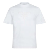 PRADA COTTON LOGO T-SHIRT WHITE