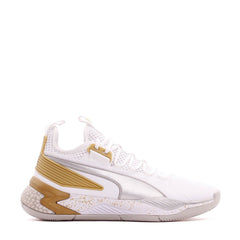 Puma Basketball Uproar Hybrid Court White Metallic Silver Men 192775-09