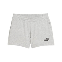 PUMA Womens Ess Small Logo Short - Light Grey Heather