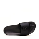 PUMA LEADCAT SATIN PUMA BLACK WOMEN SANDAL SLIDES 365338-01 ***