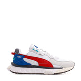 Puma Men Wild Rider Layers White Red 380697-01