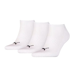 PUMA Cushioned Sneaker Socks 3 Pack - White