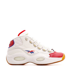 Reebok Classics Basketball Men Question Mid Allen Iverson White Red Blue GZ7099