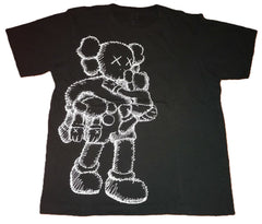 KAWS x Uniqlo Clean Slate Tee Black (WORN)