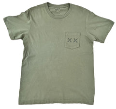 KAWS x Uniqlo XX Pocket Tee Olive (WORN)