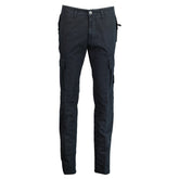 STONE ISLANDBADGE COTTON CARGO TROUSERS NAVY