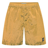 STONE ISLAND CHROME SWIM SHORTS YELLOW