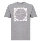 STONE ISLAND TRICOMIA TWO T-SHIRT GREY