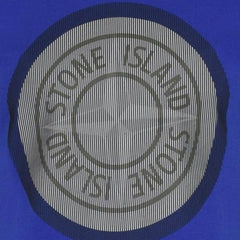 STONE ISLANDCompass Printed Logo T-Shirt Blue & White