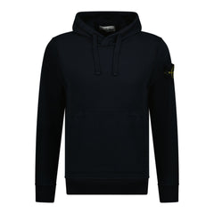 STONE ISLAND COTTON HOODED SWEATSHIRT NAVY
