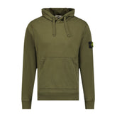 STONE ISLAND COTTON HOODIE SWEATSHIRT KHAKI
