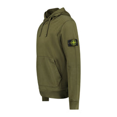 STONE ISLAND COTTON HOODIE SWEATSHIRT KHAKI