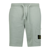 STONE ISLANDCotton Sweat Shorts Peal Grey