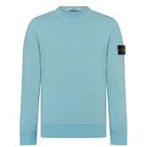 STONE ISLANDCotton Sweatshirt Acqua