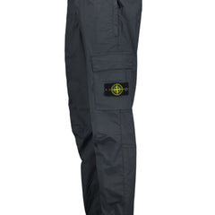 STONE ISLANDCuffed Leg Cargo Trousers Charcoal Grey