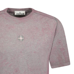 STONE ISLANDDust Colour Treatment T-Shirt Rose Pink