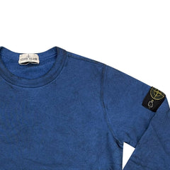 STONE ISLAND (KIDS) DUST SWEATSHIRT BLUE