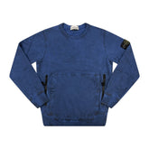 STONE ISLAND (KIDS) DUST SWEATSHIRT BLUE