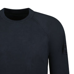 STONE ISLAND GHOST BADGE SWEATSHIRT DARK NAVY