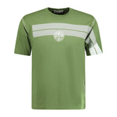 STONE ISLANDGraphic-Stripe Logo Embroidered T-shirt Khaki