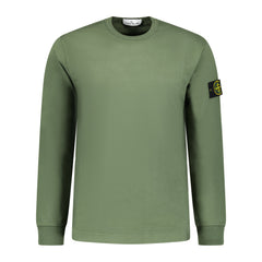 STONE ISLANDLight Cotton Sweatshirt Green