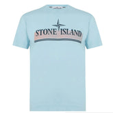 STONE ISLANDLogo Printed T-Shirt Aqua