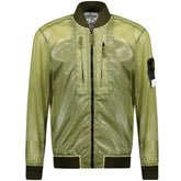 STONE ISLAND LUCIDO-TC PACKABLE BOMBER JACKET OLIVE GREEN