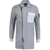 STONE ISLAND NYLON METAL MAC JACKET GREY