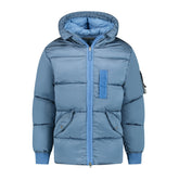 STONE ISLAND NYLON METAL PADDED JACKET BLUE