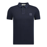 STONE ISLAND SMALL LOGO POLO SHIRT NAVY