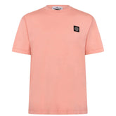 STONE ISLANDSmall Patch Logo T-Shirt Pesca
