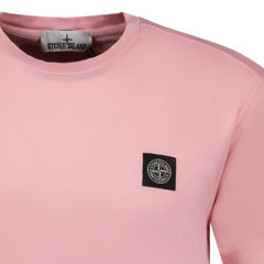 STONE ISLAND SMALL PATCH LOGO T-SHIRT PINK