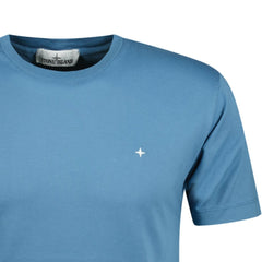 STONE ISLAND STAR LOGO T-SHIRT BLUE